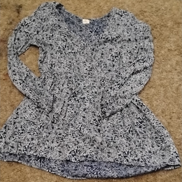 O'Neill Tops - O'Neill Navy and White Floral Blouse